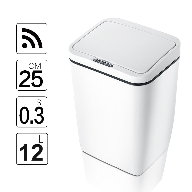 Motion Sensor Kitchen Trash Can