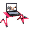 Portable Adjustable Aluminum Laptop Desk Stand Table