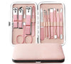 18/15/13/10 pcs Rose Gold Nail Clipper Set