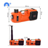 3-in-1 12V DC 5T Auto Car Electric Hydraulic Floor Jack Lift + Impact Wrench