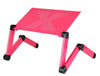 Portable Adjustable Aluminum Laptop Desk Stand Table